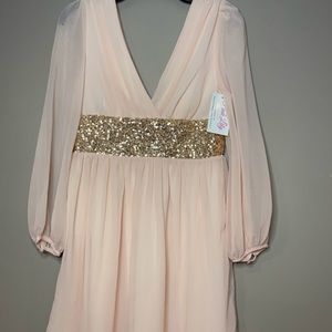 Queen of Hearts Dress Light Pink